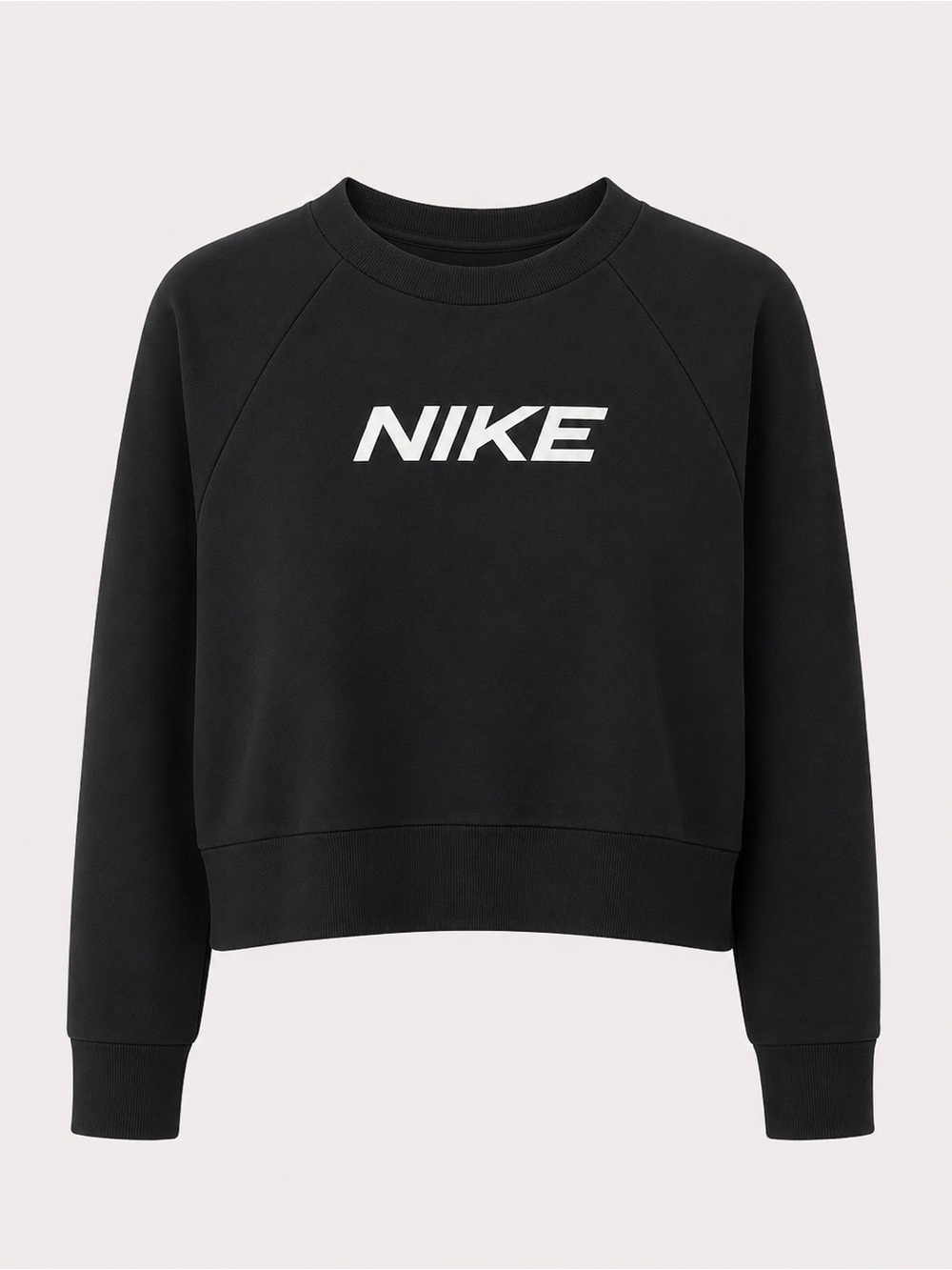 Nike Black Crewneck Sweatshirt with White Logo